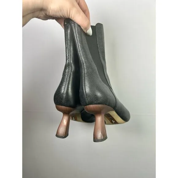 Sam Edelman Sammie Leather Pointed Toe Pull On Ankle Boots 6.5