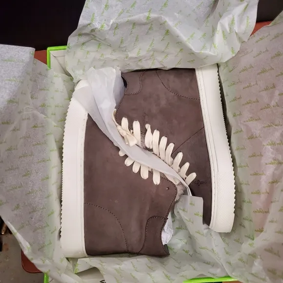 Sam Edelman Size 6 High Top Gray Pence Sneaker Casual Shoes