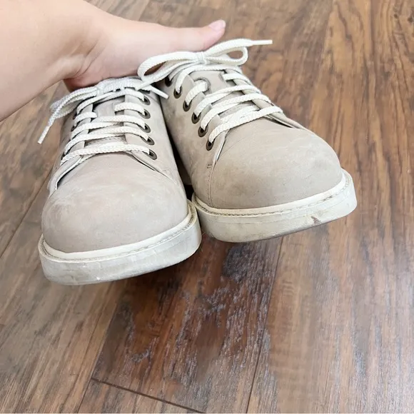 Samuel Hubbard • Fast for Her Shoe casual walking lace up Taupe nubuck leather