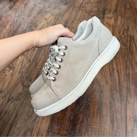 Samuel Hubbard • Fast for Her Shoe casual walking lace up Taupe nubuck leather