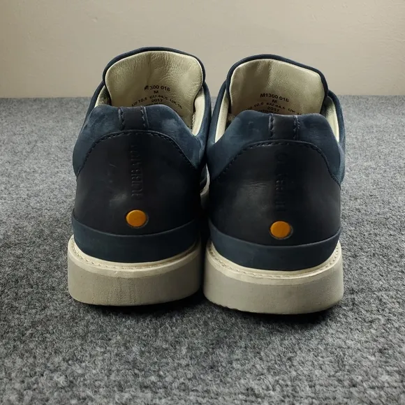 Samuel Hubbard Fast Lace Up Shoes Mens 10.5 Navy Nubuck Leather Comfort Walking