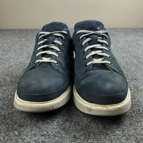 Samuel Hubbard Fast Lace Up Shoes Mens 10.5 Navy Nubuck Leather Comfort Walking
