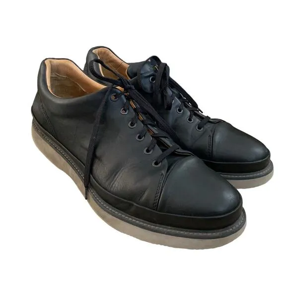 Samuel Hubbard Fast Shoes Mens US 14 EU 48.5 Black Leather Comfort M1300-008
