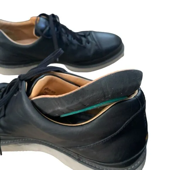 Samuel Hubbard Fast Shoes Mens US 14 EU 48.5 Black Leather Comfort M1300-008