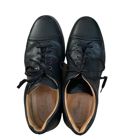 Samuel Hubbard Fast Shoes Mens US 14 EU 48.5 Black Leather Comfort M1300-008
