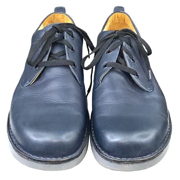 Samuel Hubbard Mens Free Grey Leather Lace Up Casual Walking Shoes US 10