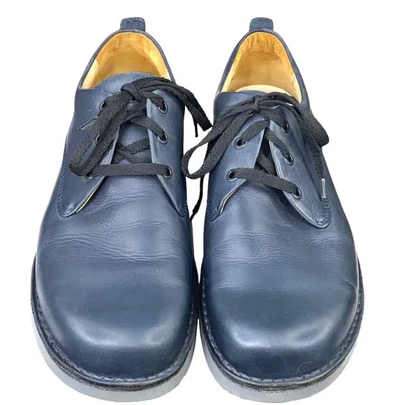 Samuel Hubbard Mens Free Grey Leather Lace Up Casual Walking Shoes US 10