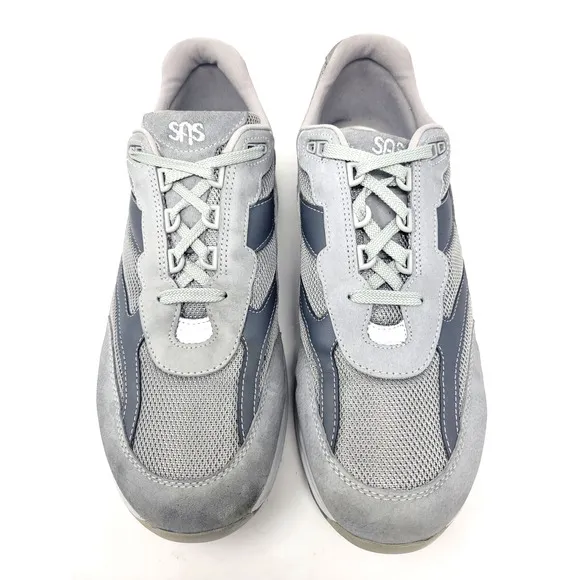 SAS Journey Mesh Men's Size 13 M Gray Suede Casual Comfort Shoes Sneakers