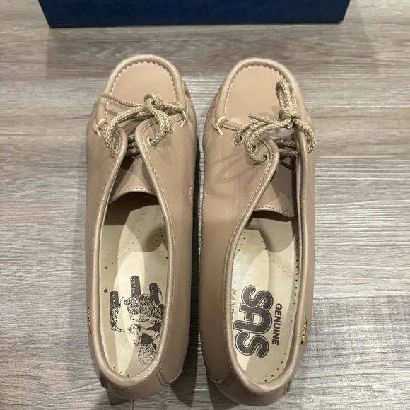 SAS Siesta Mocha Comfort Tie Leather Shoes