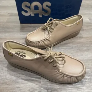 SAS Siesta Mocha Comfort Tie Leather Shoes