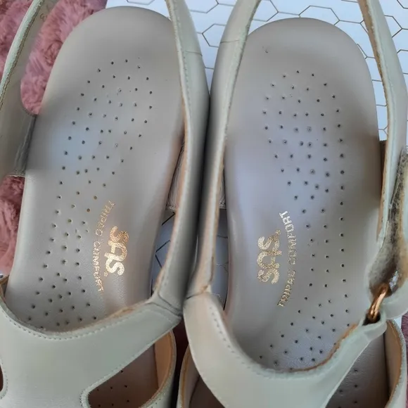 SAS Tripad Suntimer Comfort Slingback Low Block Heel Sandal Dress Shoes 8