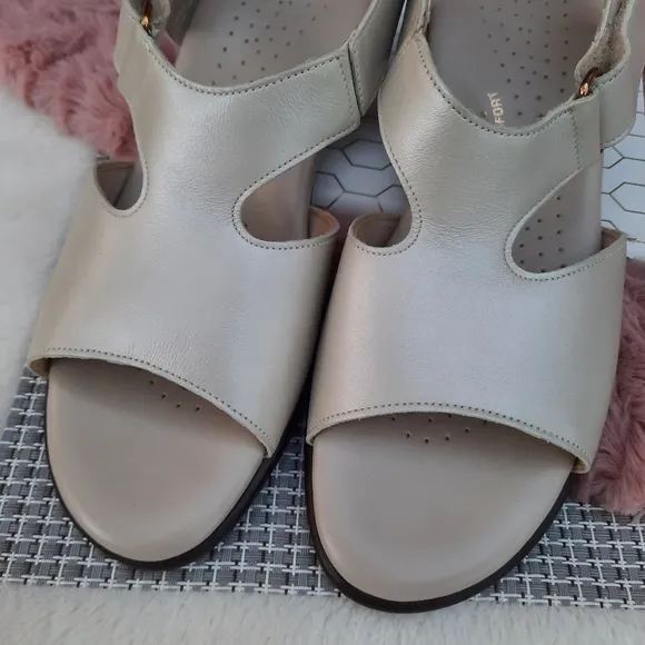 SAS Tripad Suntimer Comfort Slingback Low Block Heel Sandal Dress Shoes 8