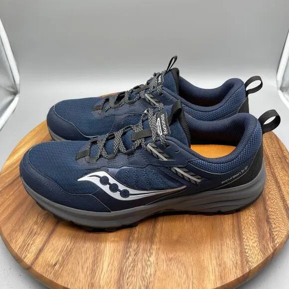 Saucony Excursion TR17 Shoes Mens Size 12 Blue Trail Running Comfort Walking