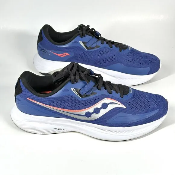 Saucony Guide 15 Running Shoes Mens Size 11.5 W Blue Walking Sneakers S20685-16