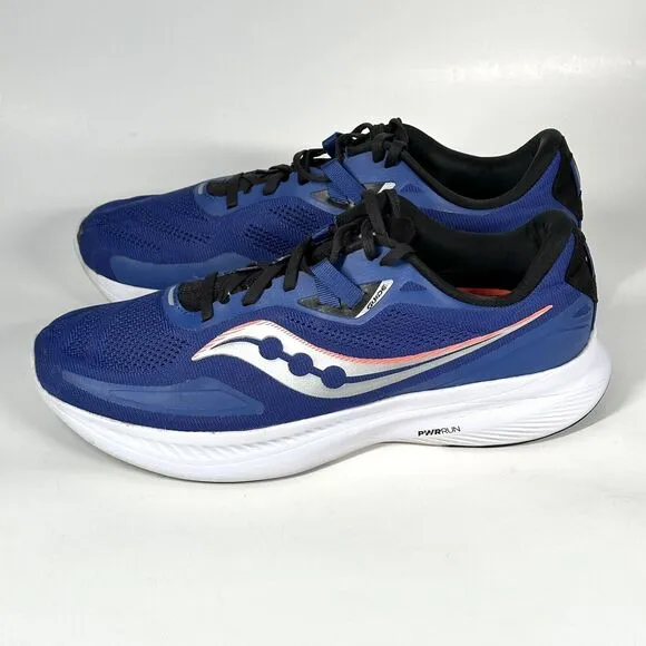 Saucony Guide 15 Running Shoes Mens Size 11.5 W Blue Walking Sneakers S20685-16