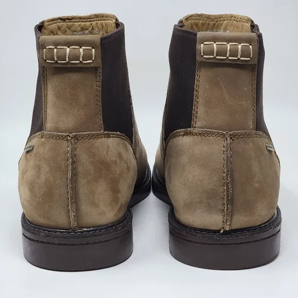 Sebago Brown Turner Chelsea Waterproof Leather Boots Men’s Size US 12M EU 46.5