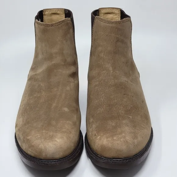 Sebago Brown Turner Chelsea Waterproof Leather Boots Men’s Size US 12M EU 46.5