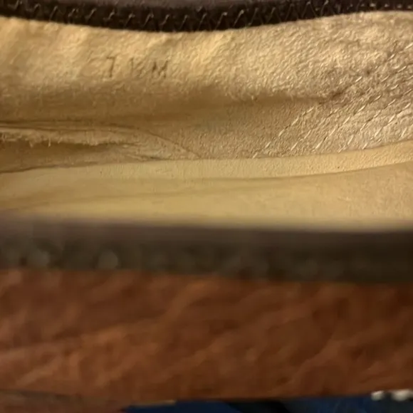 Sesto Meucci Italy Brown Leather Lace Up Walking Shoes