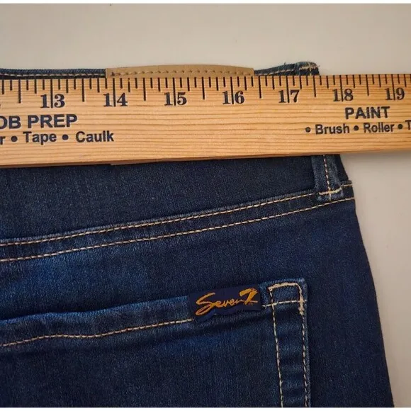 Seven7 Ladies Slimming Silhouette Premium Soft Stretch Denim Slim Flare Jean 14