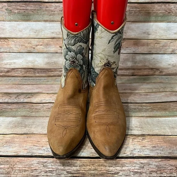 Seychelles Floral Point Toe Boots
