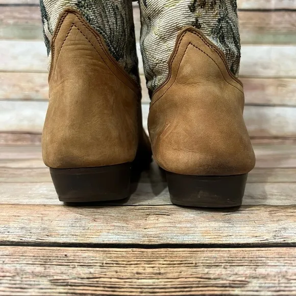 Seychelles Floral Point Toe Boots