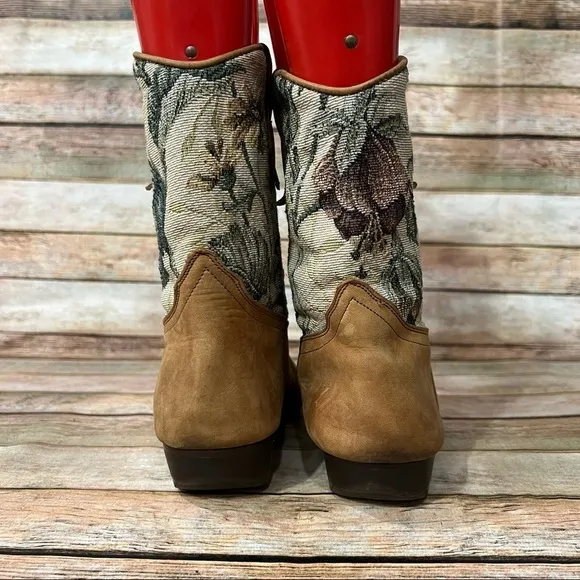 Seychelles Floral Point Toe Boots