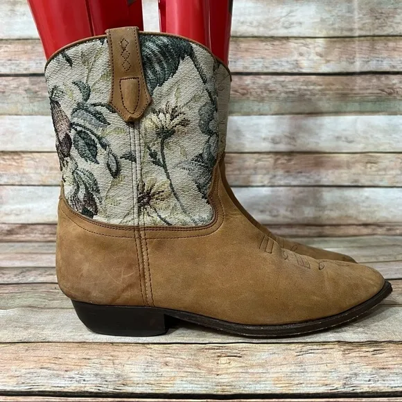Seychelles Floral Point Toe Boots