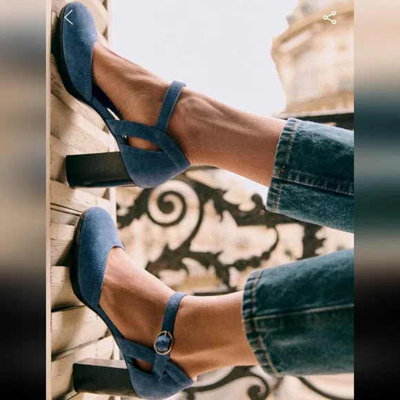 Sezane Katie Mary Janes Heels