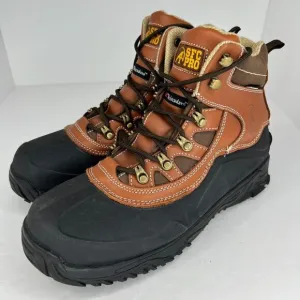 Shoes For Crews Unisex 8289 Brown Leather Waterproof Size 10M 11.5W Work Shoes