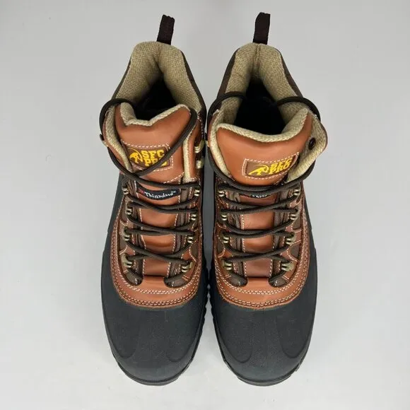 Shoes For Crews Unisex 8289 Brown Leather Waterproof Size 10M 11.5W Work Shoes