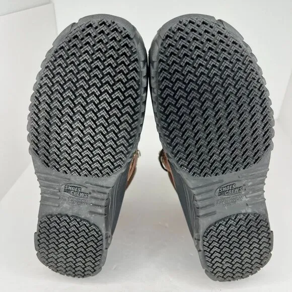 Shoes For Crews Unisex 8289 Brown Leather Waterproof Size 10M 11.5W Work Shoes