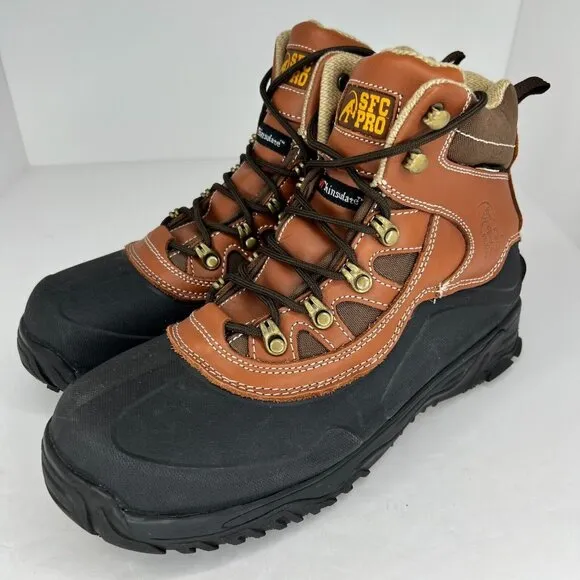 Shoes For Crews Unisex 8289 Brown Leather Waterproof Size 10M 11.5W Work Shoes