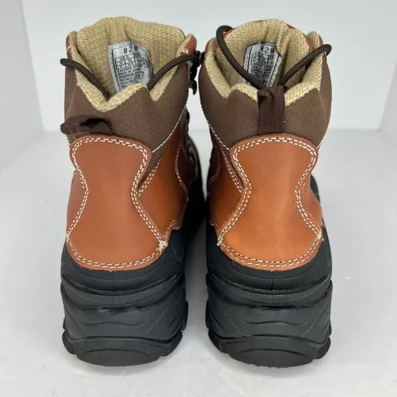 Shoes For Crews Unisex 8289 Brown Leather Waterproof Size 10M 11.5W Work Shoes