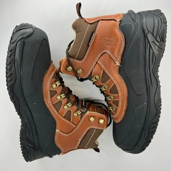 Shoes For Crews Unisex 8289 Brown Leather Waterproof Size 10M 11.5W Work Shoes