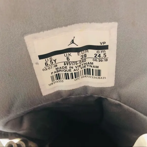 Silver Jordan Max Aura SE High Top Sneakers