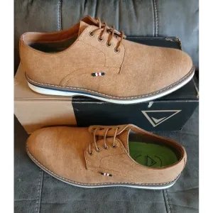 Size 10.5 -Vance Co Ammon Tru Comfort Foam Tan Business Casual New In Box #777