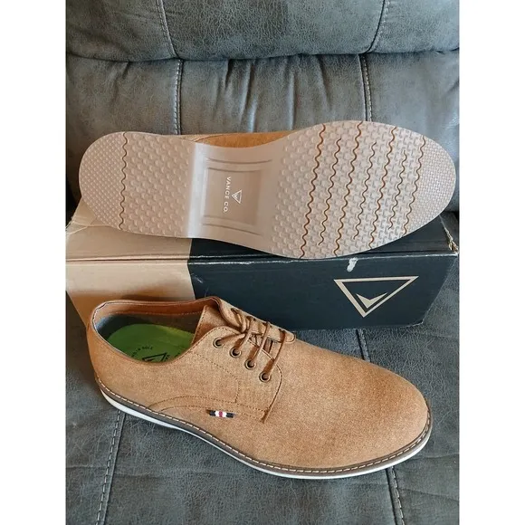 Size 10.5 -Vance Co Ammon Tru Comfort Foam Tan Business Casual New In Box #777
