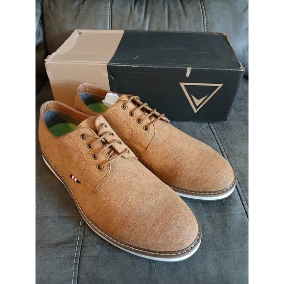 Size 10.5 -Vance Co Ammon Tru Comfort Foam Tan Business Casual New In Box #777