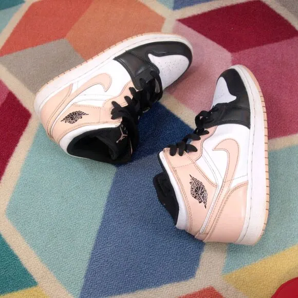 Size 4.5 - Air Jordan 1 Mid Crimson Tint