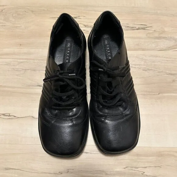 Skechers 4400 Men 11 Shoes Oxford Leather Walking Shoes