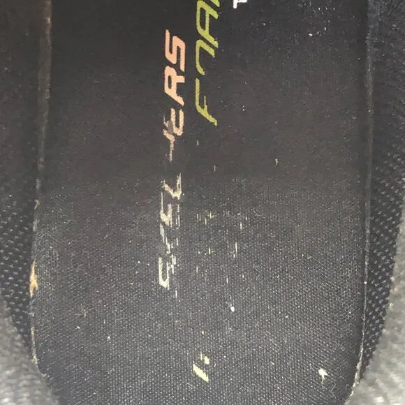 Skechers After Burn Memory Fit Final Cut‎ Mens 12 Extra Wide Black Walking Shoes