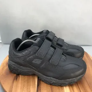 Skechers After Burn Memory Fit Final Cut‎ Mens 12 Extra Wide Black Walking Shoes