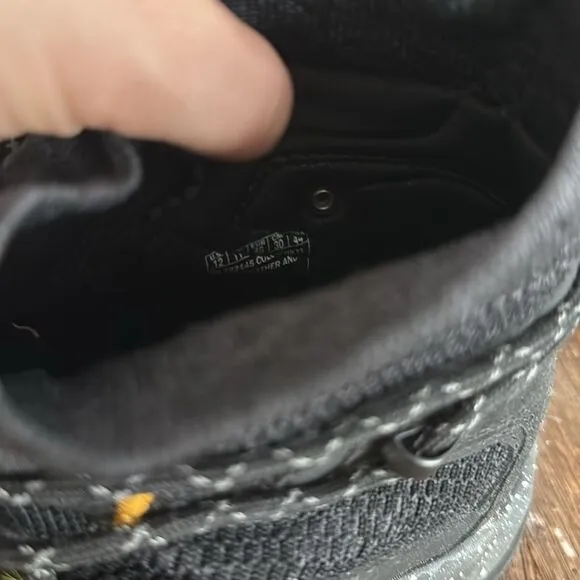 Skechers Black   Yellow Mark Nason High-Top Knit Sock Sneakers