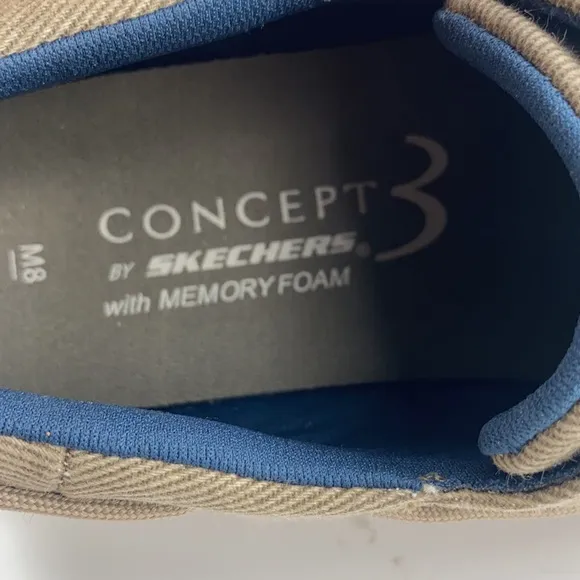 Skechers Concept 3 Zuller Comfort Walking Shoes 244005 Men's Size 8