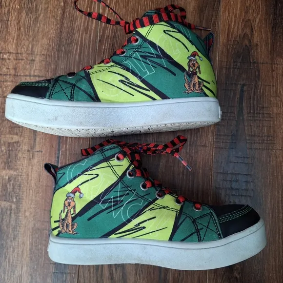 Skechers Dr.Seuss Grinch Sneakers Kids Size 13