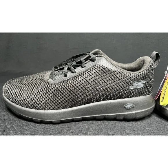 SKECHERS GO WALK Black Walking Athletic Shoes Extra Wide 54601EWW Mens Size 10.5