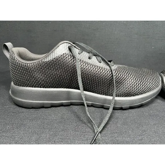SKECHERS GO WALK Black Walking Athletic Shoes Extra Wide 54601EWW Mens Size 10.5