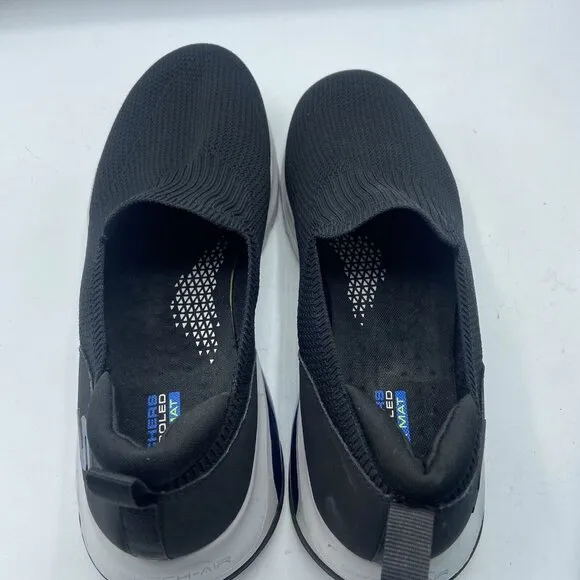 Skechers Go Walk Skech Air Goga Mat Comfort Shoes Black 54490 Mens Size 13