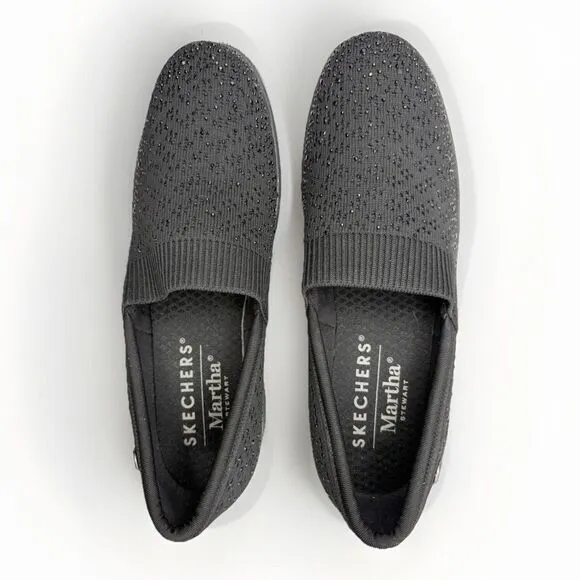 Skechers Martha Stewart x Skechers Pier Lite Reflection Shoes Black Size 8