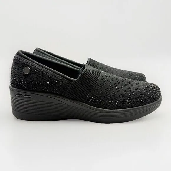 Skechers Martha Stewart x Skechers Pier Lite Reflection Shoes Black Size 8